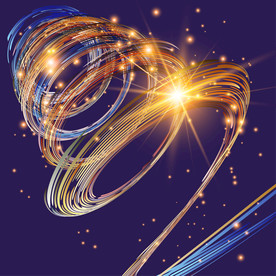 商业炫彩线条光影