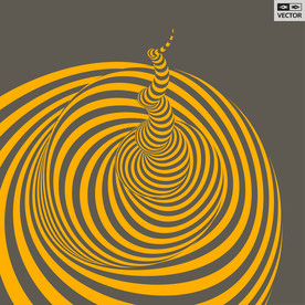 创意炫彩质感旋转空间背景