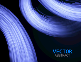 质感炫彩空间背景海报扭曲线条