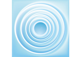 圆形旋转扭曲空间背景