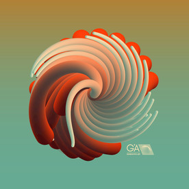 创意质感三维立体几何图形抽象圆