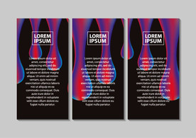 创意炫彩商业几何图形