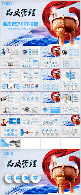 品质管理商务工作计划PPT