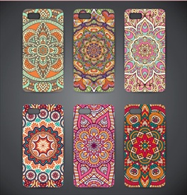 原创高端曼陀罗手机壳花型