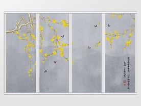 喜上眉梢新中式移门