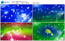 舞蹈 风酥雨忆 舞台背景视频