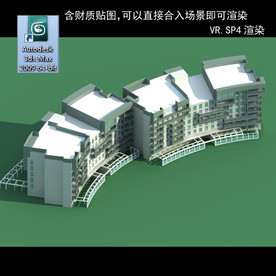 规划建筑 简易建筑 规划体块