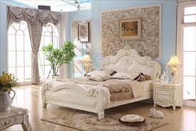欧式法式床背景