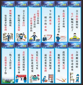 5S管理挂画