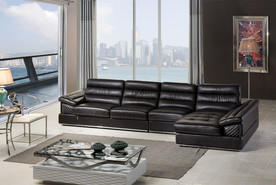 休闲皮沙发背景