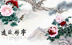 中式电视背景墙