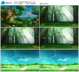 美丽的家园 舞台大屏背景视频