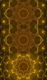 动感金色粒子万花筒VJ视频素材