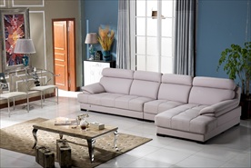 休闲皮沙发背景