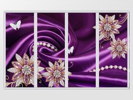 现代奢华简约珠宝移门