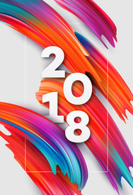 炫彩质感商业综合体海报背景板