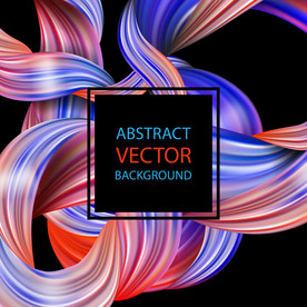 炫彩质感商业综合体海报背景板