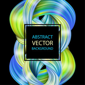 炫彩质感商业综合体海报背景板