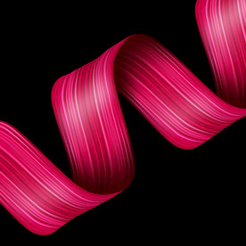 炫彩质感商业综合体扭曲图形