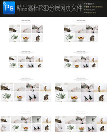 通用公司大气企业网页图文合集