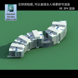 规划建筑 简易建筑 规划体块