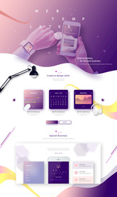 手机界面设计模版