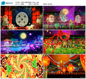 中国芭比 舞蹈舞台背景视频成品