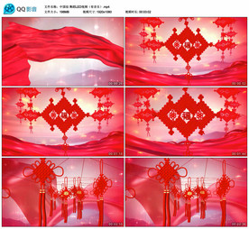 中国结 舞蹈LED背景视频成品