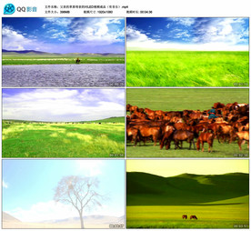 父亲的草原母亲的河舞台背景视频