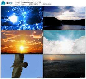 雏鹰展翅舞蹈LED舞台背景视频