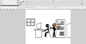 关于母爱的动画火柴人争吵42秒