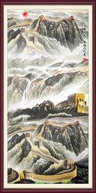 长城竖幅