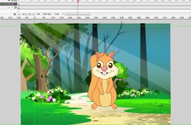 森林里一只松鼠15秒