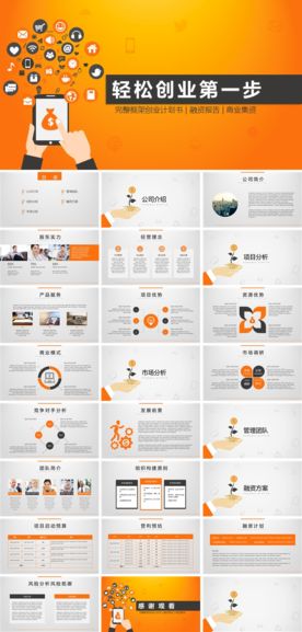 商业计划书 融资计划书