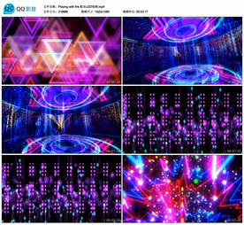 韩国舞曲 舞台大屏背景视频成品