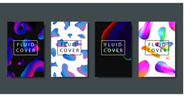 炫彩商业综合体海报几何图形