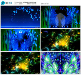 雀之梦 LED舞台背景视频成品