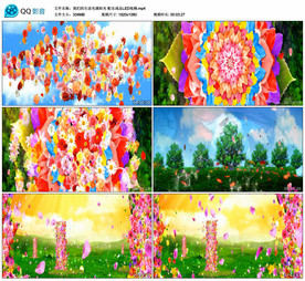 我们的生活充满阳光 背景视频