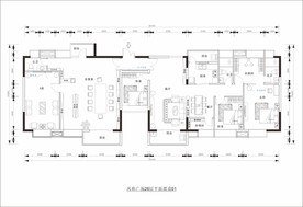 大户型商品房平面图