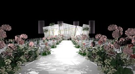 大理石风格婚礼效果图