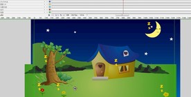 夜晚都睡觉了的动画白天玩29秒