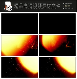 精美缤纷的炫光扫光素材模板