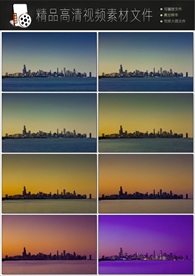 城市湖水建设视频高清下载