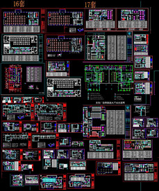 餐厅酒店商用厨房平面CAD图
