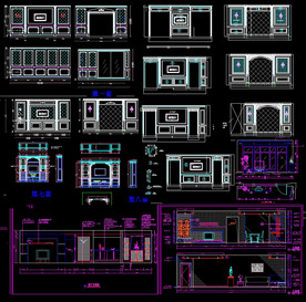 欧式大理石背景墙图集
