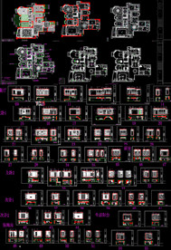 家居整木墙施工图