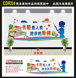 图书室文化墙