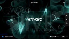 ae花纹底纹动态标题片头模板