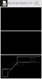 带通道的科技智能元素转场素材