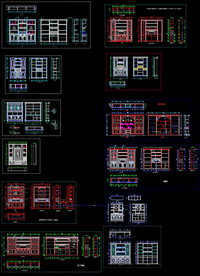 欧式酒柜CAD图库